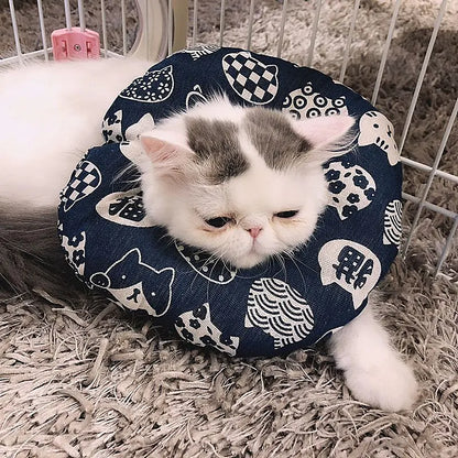 Soft Headgear Collar for Anti-Scratch and Anti-Licking