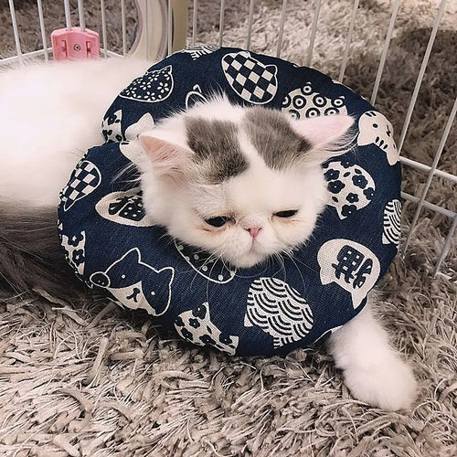 Soft Headgear Collar for Anti-Scratch and Anti-Licking